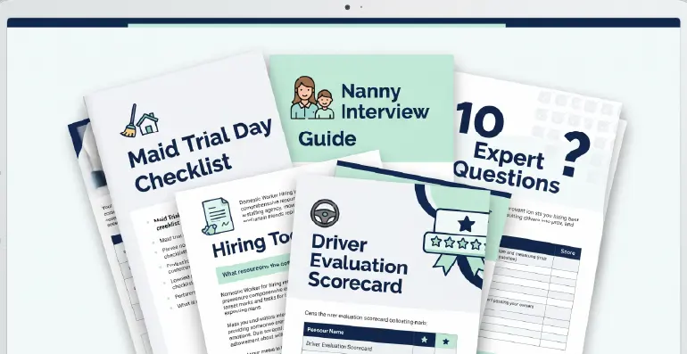 Preview of Domestica domestic worker interview checklists and scorecards