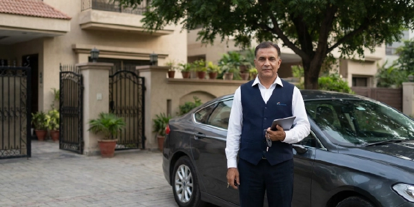 Professional family driver providing safe and reliable transportation services in Karachi.